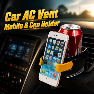 Car AC Vent Mobile & Can Holder (CMH10)