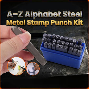 A?Z Alphabet Steel Metal Stamp Punch Kit (HT156)