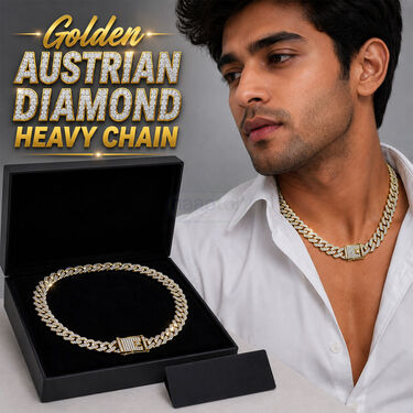 Golden Austrian Diamond Heavy Chain (MGJ55)