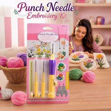 Punch Needle Embroidery Kit (PNK)