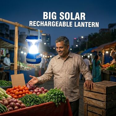 Solar Rechargeable LED Lantern (LL84)