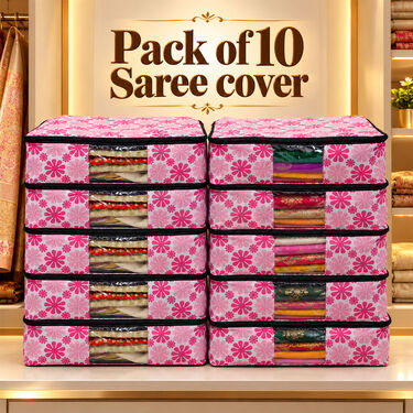 Pack of 10 Saree Cover (6SC7)
