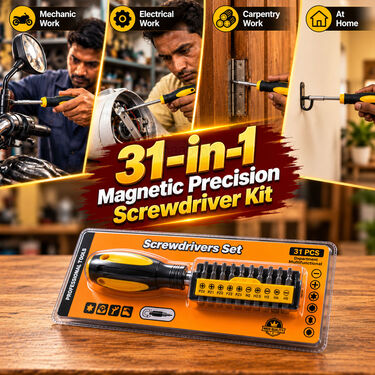 31-In-1 Magnetic Precision Screwdriver Kit (DA12)