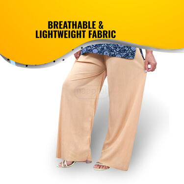 Daily Wear Comfort Free-Size Palazzos ? Pack of 3 (3WP)
