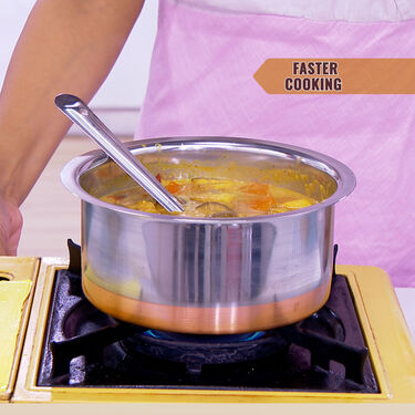5 Pcs Copper Base Cook & Serve Set (5CCP1)