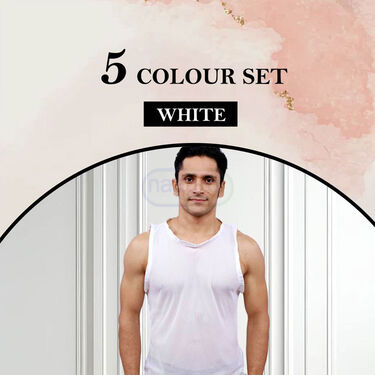 Pack of 5 Sleeveless Net Vest (5SL9)