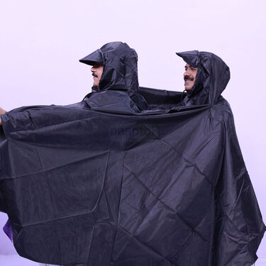 Waterproof Double Bike And Scooty Poncho Raincoat  (FCPC2)