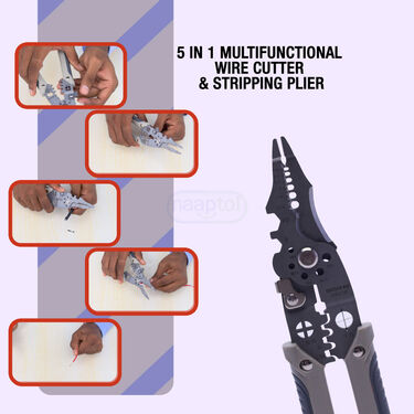 Multifunctional Wire Stripper Crimper Cable Cutter Pliers (HT47)