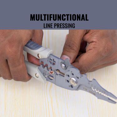 Multifunctional Wire Stripper Crimper Cable Cutter Pliers (HT47)