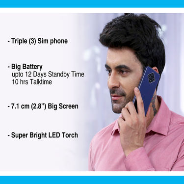 I Kall 3 SIM Big Screen Big Battery Phone (K666)