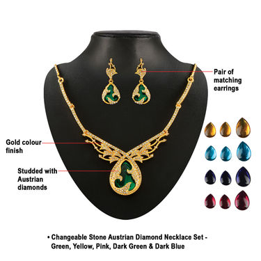 Kashish 35 Pieces Austrian Diamond Jewellery Collection By Kashish 35 Pieces Austrian Diamond Jewellery Collection By Vellani