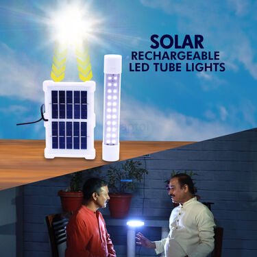 Solar Rechargeable LED Tube Lights (L82)