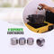 4 Pcs Stainless Steel Magnetic Spice Containers (4MSC1)