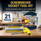 21 Pcs Screwdriver Socket Tool Kit (V2)