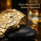 Men's Golden Watch with Free Designer Ladies Watch (MLGW2)