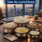 5 Stainless Steel Bowl + 5 Push & Lock Lid (10PL2)