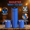 24 Hrs Hot & Cold Flask with Temperature Display + Free 2 Double Wall Cups (1TF2CF)