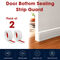 Door Bottom Sealing Strip Guard - Pack Of 2