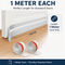 Door Bottom Sealing Strip Guard - Pack Of 2