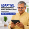 Rimless Folding Adaptive Power Mobile Protection Reading Glasses B1 G2 Free (3FORG10)