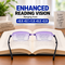 Rimless Folding Adaptive Power Mobile Protection Reading Glasses B1 G2 Free (3FORG10)