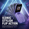 2 Sim Flip Phone With Camera & 4 Languages (PMH1)
