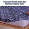 Water Proof Printed Double Bed Mattress Protector Sheet (DMP10)
