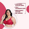 Pack Of 3 Full Coverage Daily Wear Bust Support Net Bra - Plus Size Only (3FCB2)