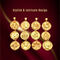 Golden Zodiac Sign Pendant With Chain (ZPC1)