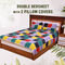 Pack Of 5 Double Bed Sheets Set + 1 Double Bed Sheet Set Free (5BS18+1)