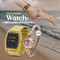 Mens Golden Watch with Free Ladies Designer Watch (MLGW16)