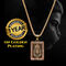 Golden Hanuman Pendant With Chain (HPN10)