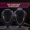 Golden Digital Watch + 2 Chain + Bracelet + Golden Maharaja Ring (GDW2CBR3)