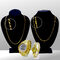 Mens Golden Watch + Ladies Watch + 2 Chain (MLGW2C)