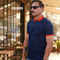 Pack of Designer Collar T-Shirts With Watch+Printed Wallet And Sunglass Free (5PTW9)