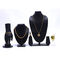 Mens Golden Watch + 2 Chain +Austrain  Diamond Om Pendant  + Bracelet + Ring  (MGW2CBRP5)