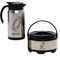 Steel Insulated Hot Flask (600ml) + Insulated Casserole (1000ml) (1C1F1)