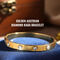 Mens Golden Austrain Diamond Kada Bracelet (GK4)