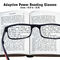 Full Frame Foldable Adaptive Power Reading Glasses Buy 1 Get 2 Free (3FORG11)