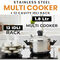 Stainless Steel Multi Cooker + 12 Cavity Idli Rack (1MMC1)