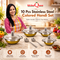 10 Pcs Stainless Steel Colored Handi Set (10CHN)