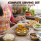 10 Pcs Stainless Steel Colored Handi Set (10CHN)