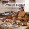 20 Pcs Copper Base Cook & Serve Set + 5 Pcs Kitchen Tools (20CC1)