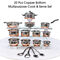 20 Pcs Copper Bottom Multipurpose Cook & Serve Set (20CC2)
