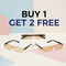 Rimless Coloured Adaptive Power Reading Glasses Buy 1 Get 2 Free (3CORG8)