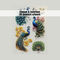 3D Colorful Peacock Wall Sticker B1 G1 Free (3DWS8)