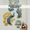 3D Colorful Peacock Wall Sticker B1 G1 Free (3DWS8)