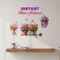 3D Flower Pot Wall Sticker (3DWS10)
