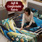 3D Fantasy Forest Bedsheet With 2 Pillow Covers Free (DBS32)