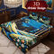 3D Fantasy Forest Bedsheet With 2 Pillow Covers Free (DBS32)